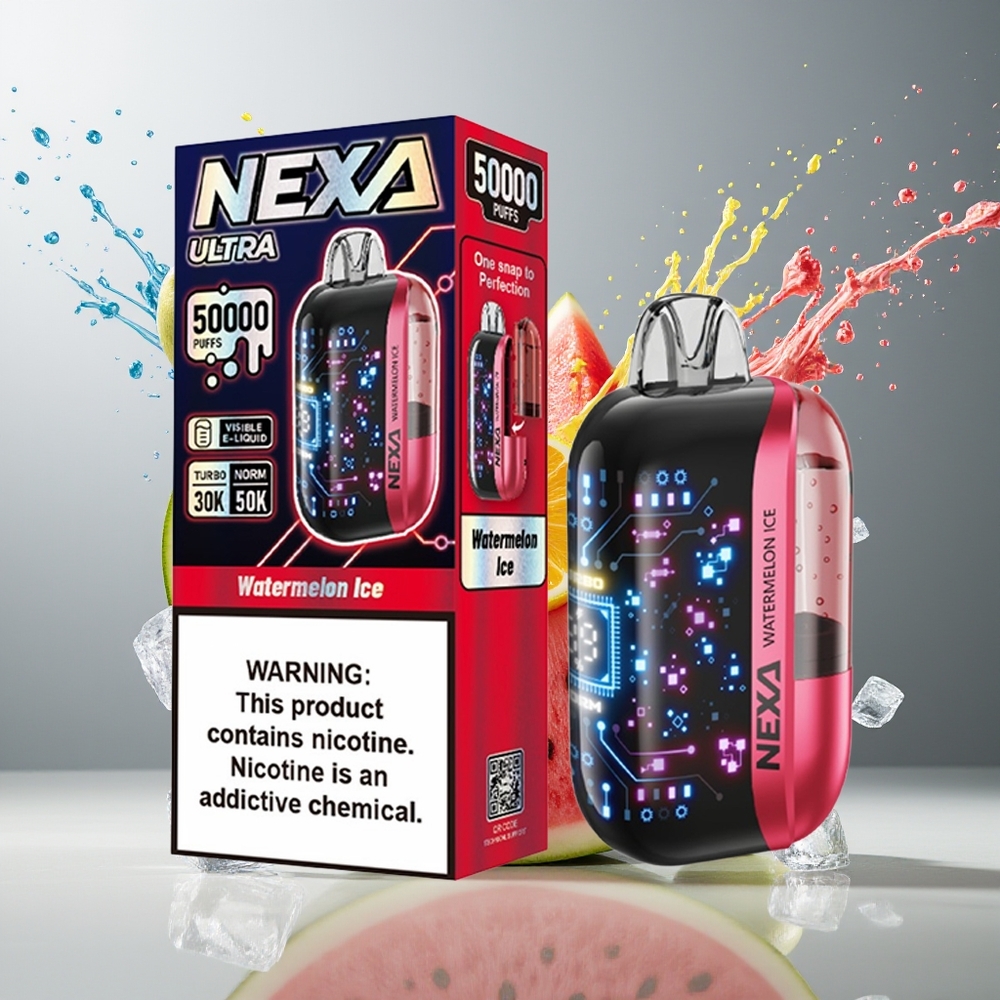 Finland tukku NEXA Ultra 50K Kertakäyttöinen Vape 20ml Esitäytetty 50000 Tupahdus