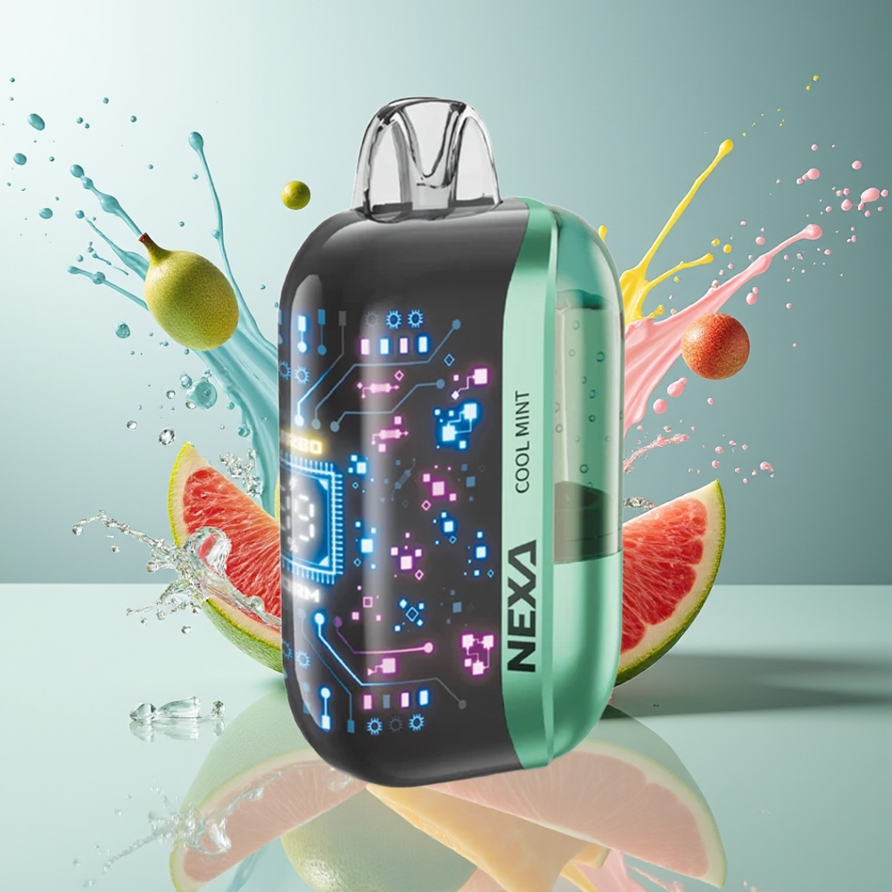Finland tukku NEXA Ultra 50K Kertakäyttöinen Vape 20ml Esitäytetty Kapasiteetti 50000 Puffia Viileä minttu