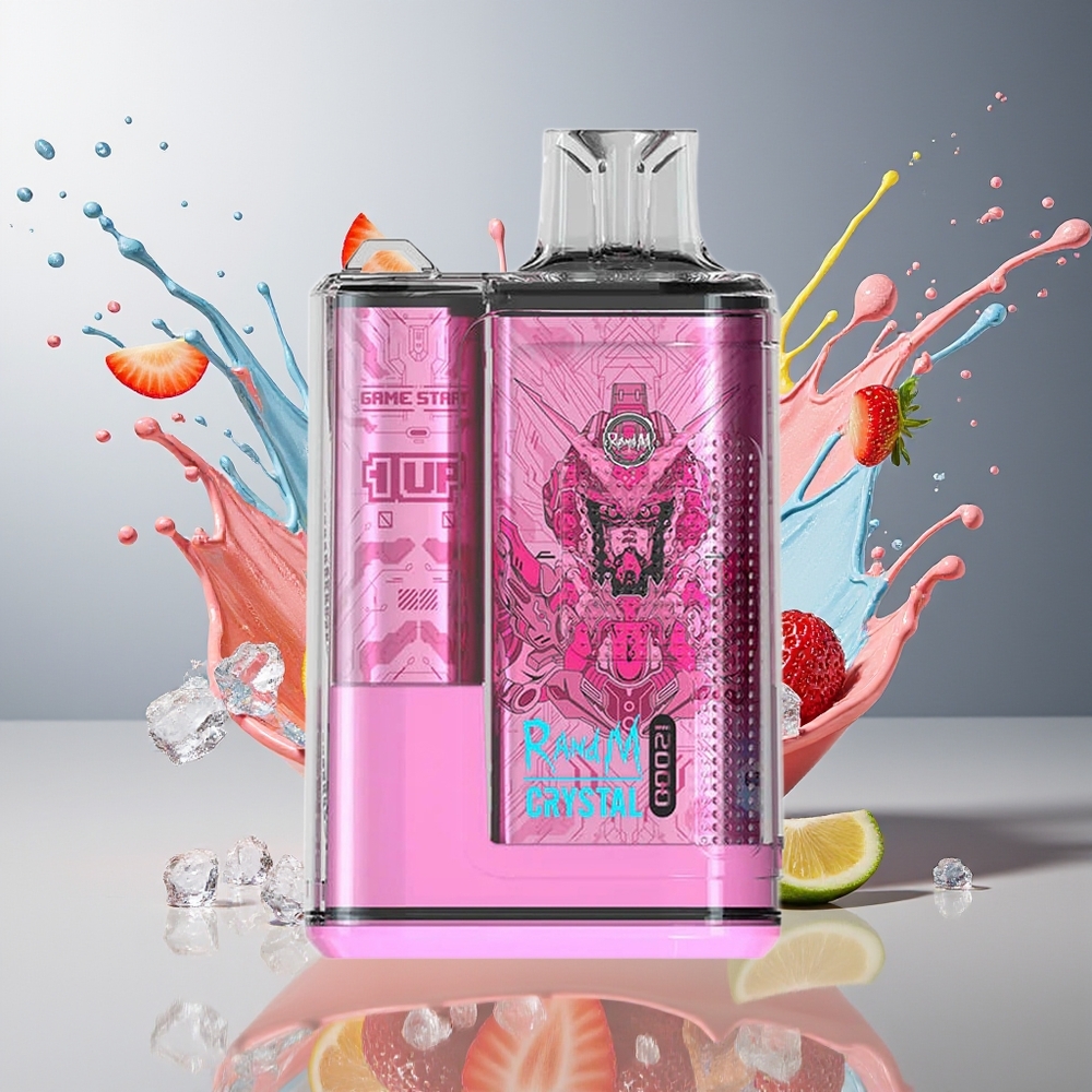 RandM Fumot Crystal Finland tukku 12000 Puffia 20ml E-nestetilavuus RGB-valot