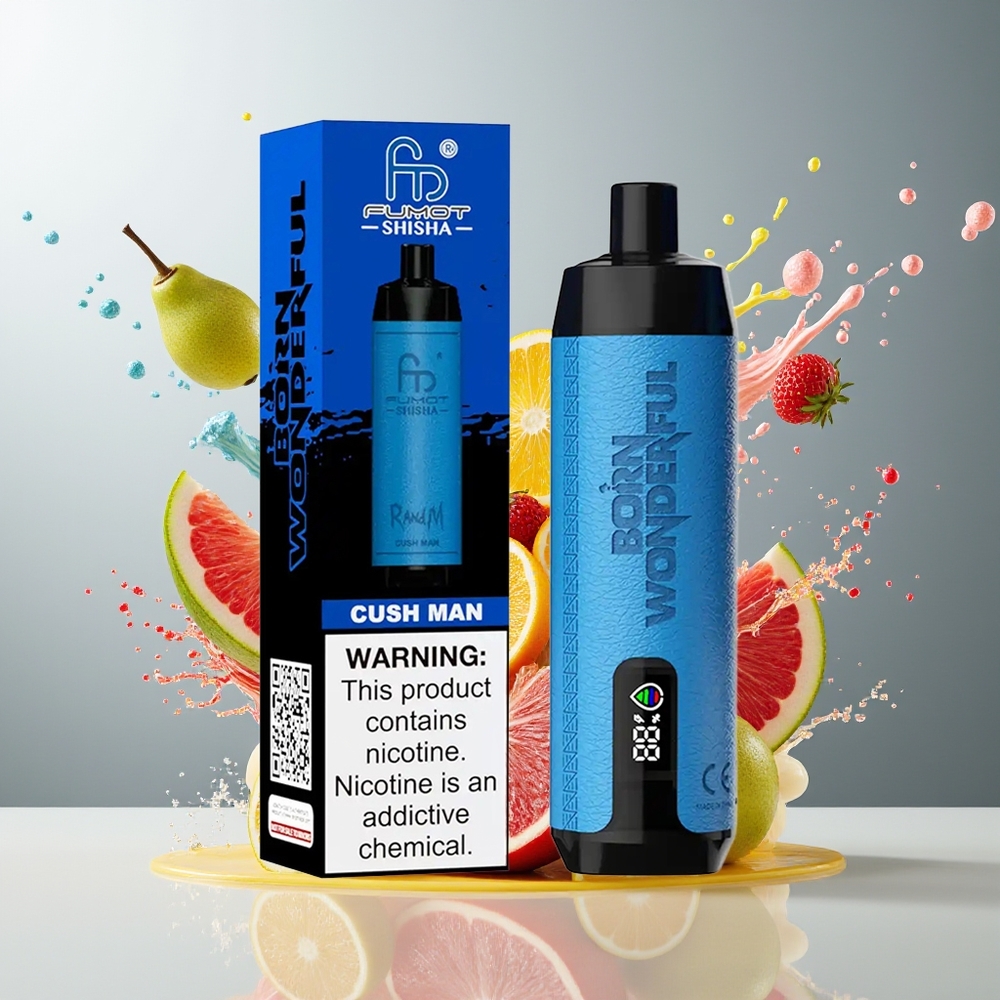 RandM Fumot Shisha Finland tukku 10000 Puffia 18ml Esitäytetty Cush Man