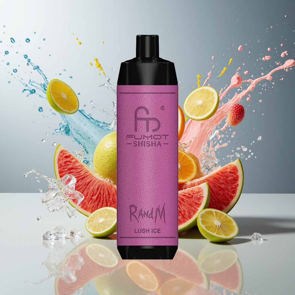 RandM Fumot Shisha Finland tukku 10000 Puffia 18ml Esitäytetty Lush Ice