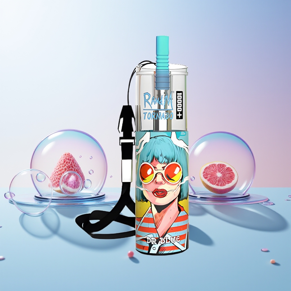 Finland tukku Fumot Original RandM Tornado 10000 Plus Disposable Vape - 10000 Puffia, 20 ml, RGB-valot