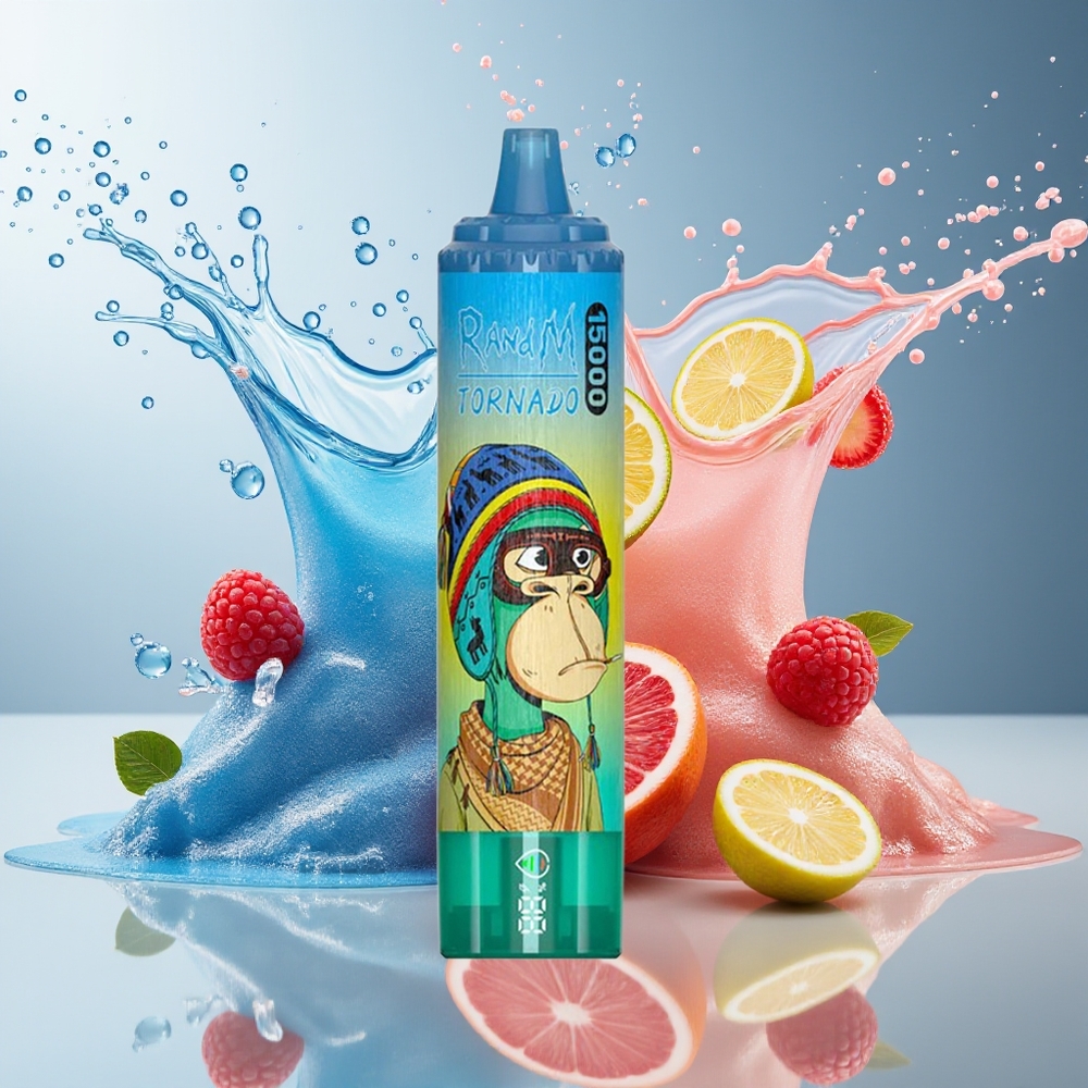 Finland tukku Fumot RandM Tornado 15000 Puffs 25ml nestekapasiteetti 850mAh akku Blue Razz -limonadi