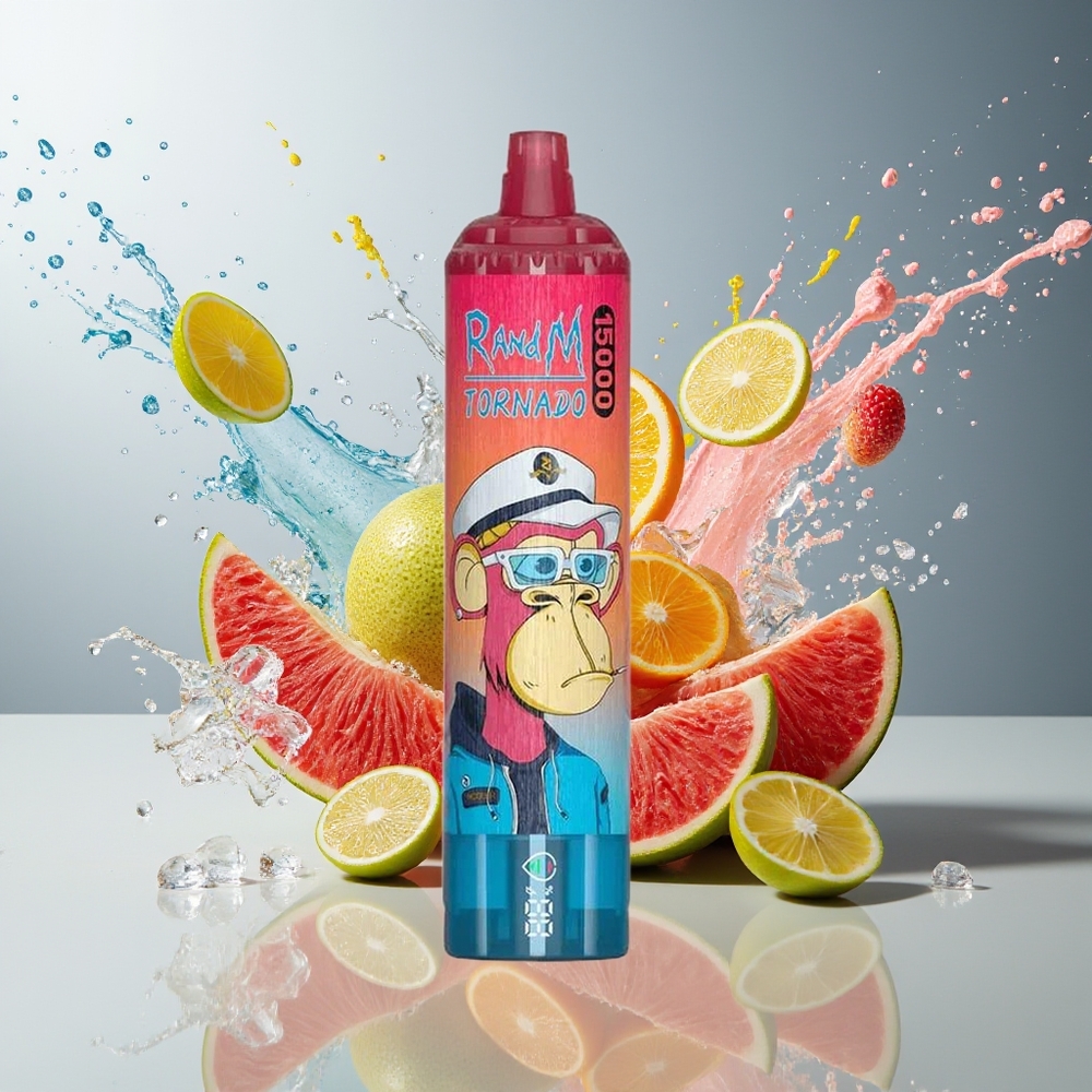 Finland tukku Fumot RandM Tornado 15000 Puffs 25ml nestekapasiteetti 850mAh akku Lush Ice