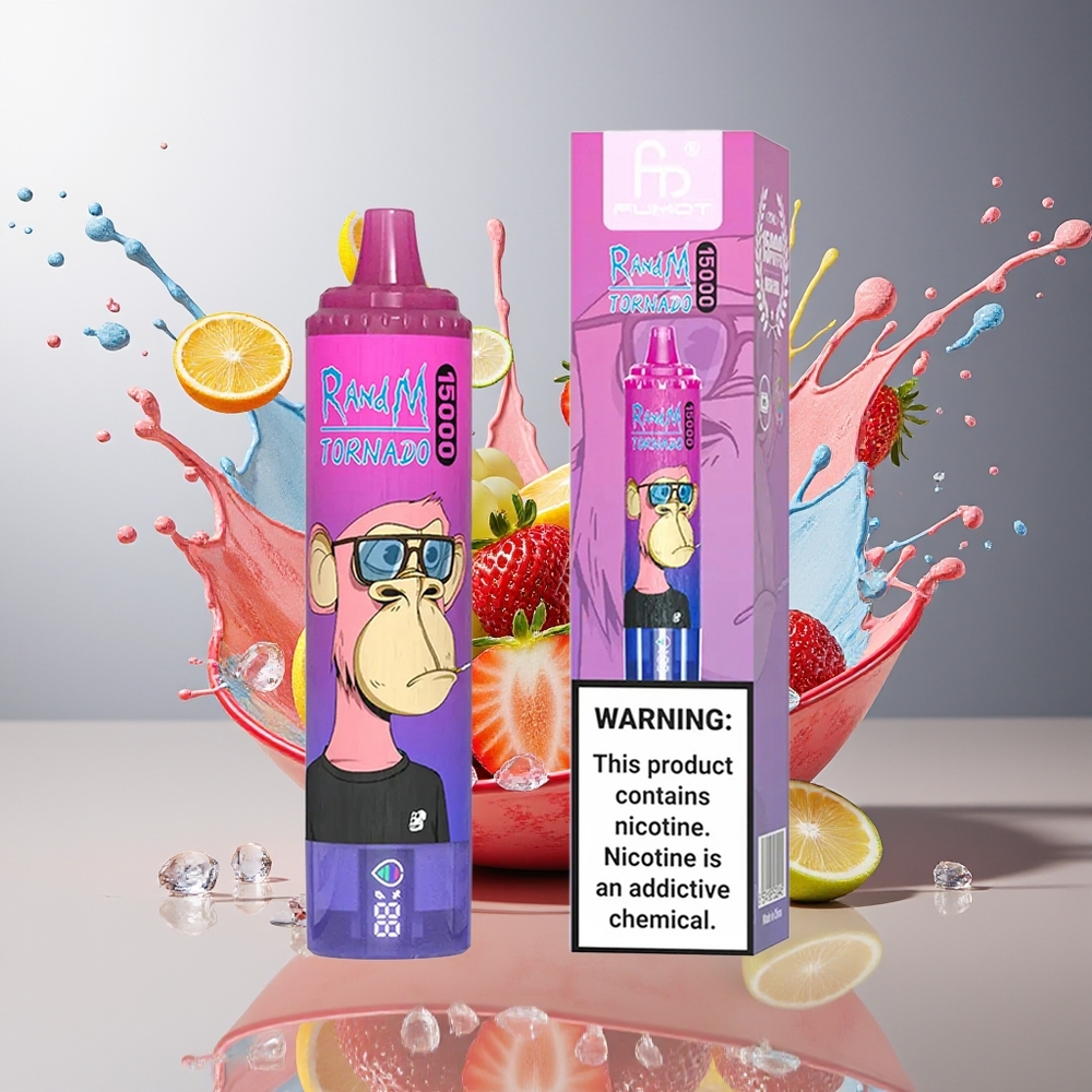 Finland tukku Fumot RandM Tornado 15000 Puffs 25ml nestetankki 850mAh akku