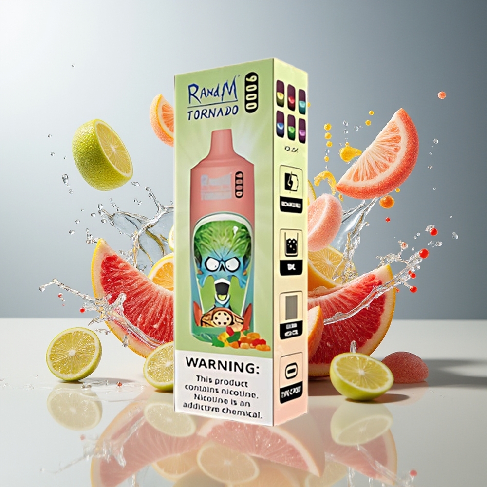 RandM Tornado Finland tukku 9000 Puffs 18 ml Nestekide 54 Makuvaihtoehtoa Kiivi-passionhedelmä-guava
