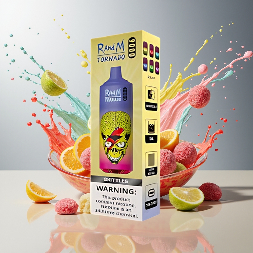 RandM Tornado Finland tukku 9000 Puffs 54 Makuvaihtoehtoa 18 mL Nestetankki