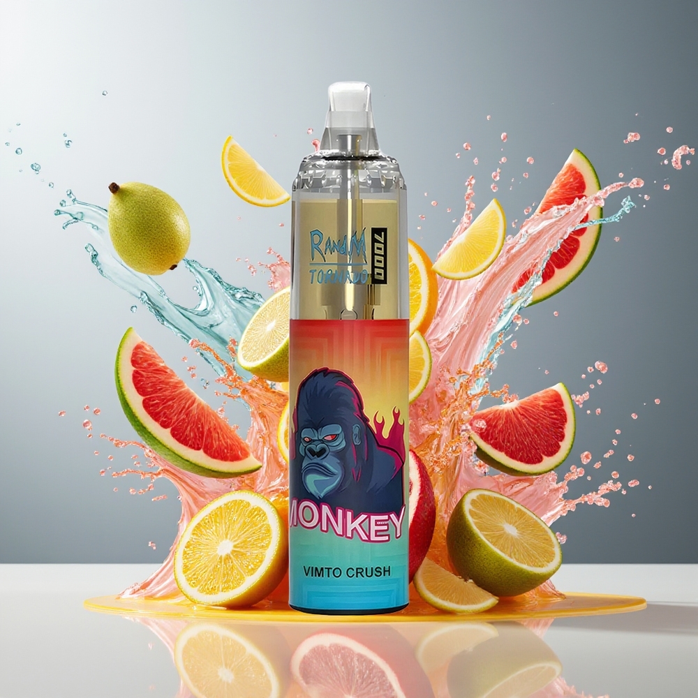 Finland tukku Fumot Tornado 7000 Kertakäyttöinen Vape 7000 Puffia 14 ML Nestettä