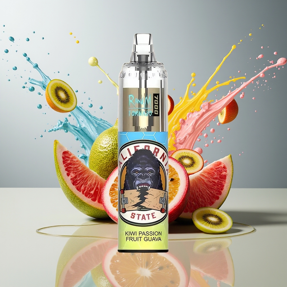 Finland tukku Fumot Tornado 7000 Kertakäyttöinen Vape - 7000 Pussaus, 14 ML Nestetankki, 850 MAH Akku