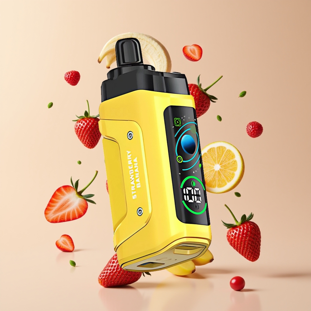 Finland tukku Razz Bar 45000 Puffs Kertakäyttöinen Vape – 45000 Savutusta, 1.0 Ohm Mesh-käämi, Säädettävä ilmanvirtaus