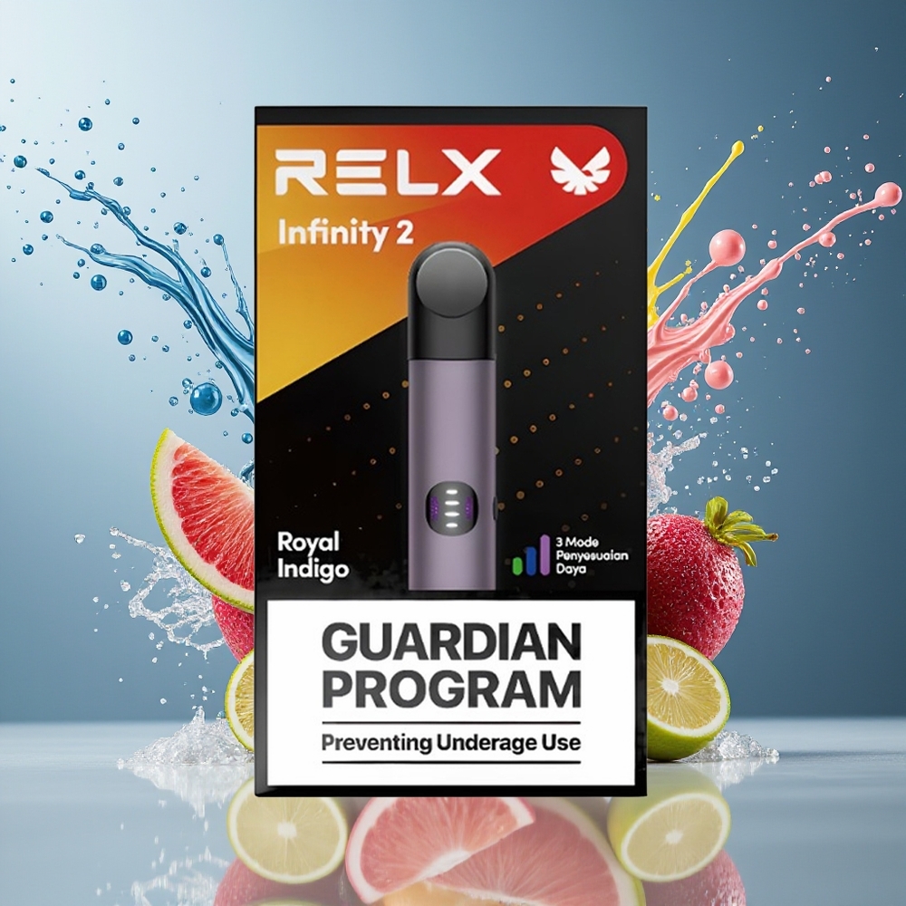 Finland tukku RELX Infinity 2 Vape Device - 1,9 ml Säiliö, 600-650 Savuketta, Tyylikäs metallipinta