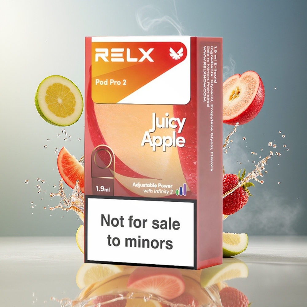 Finland tukku RELX Pod Pro 2 - 600 savutusta, 1.9ml, Nikotiinipitoisuus 3%, 5%