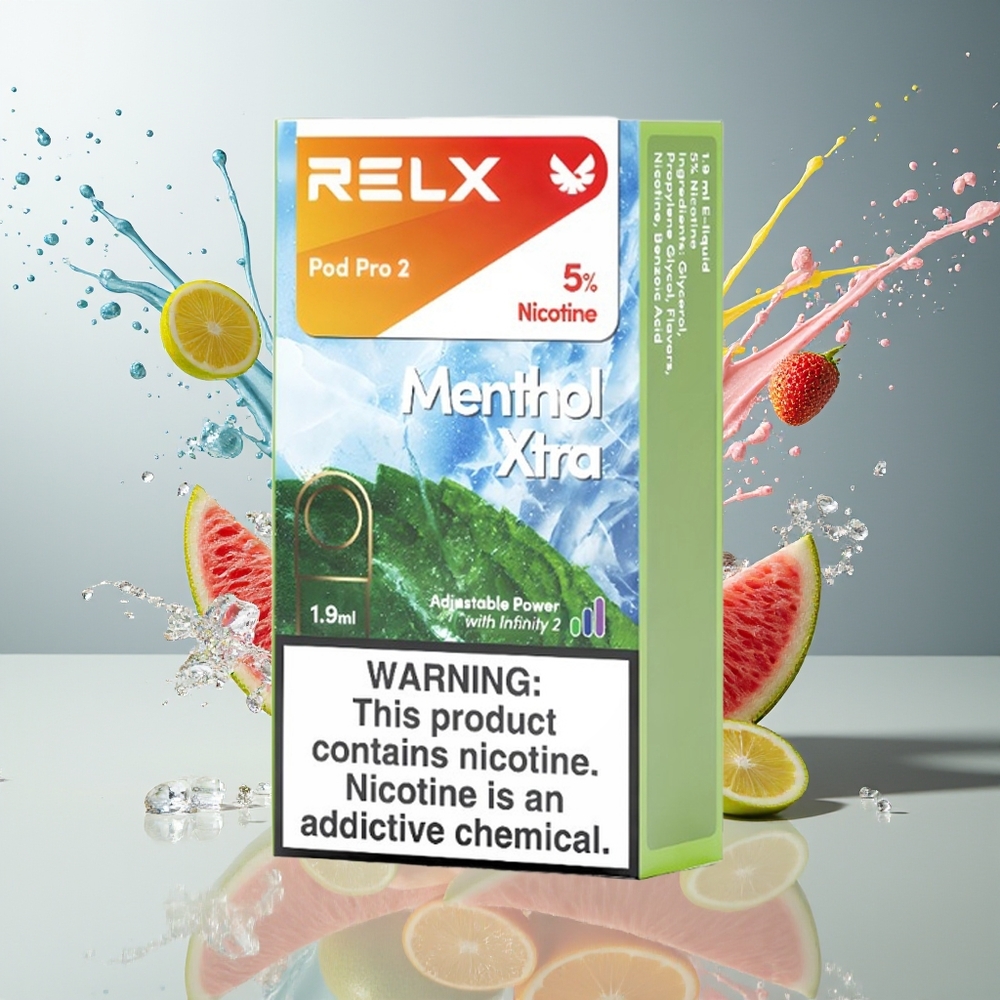Finland tukku RELX Pod Pro 2 - 600 savutusta, 1.9ml tankki, 3%, 5% nikotiinia