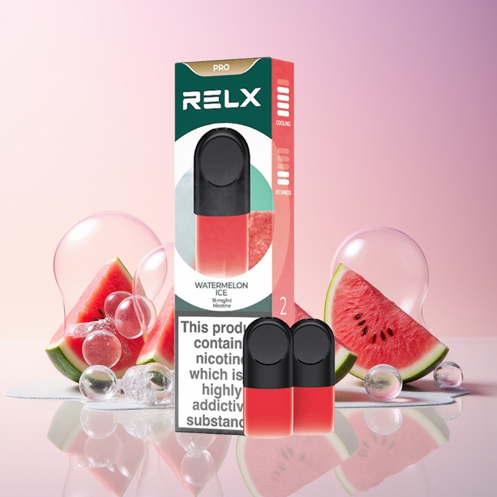 Finland tukku RELX Pod Pro - 1,8% Nikotiinia & Upea Maku Vesimelonijäätelö