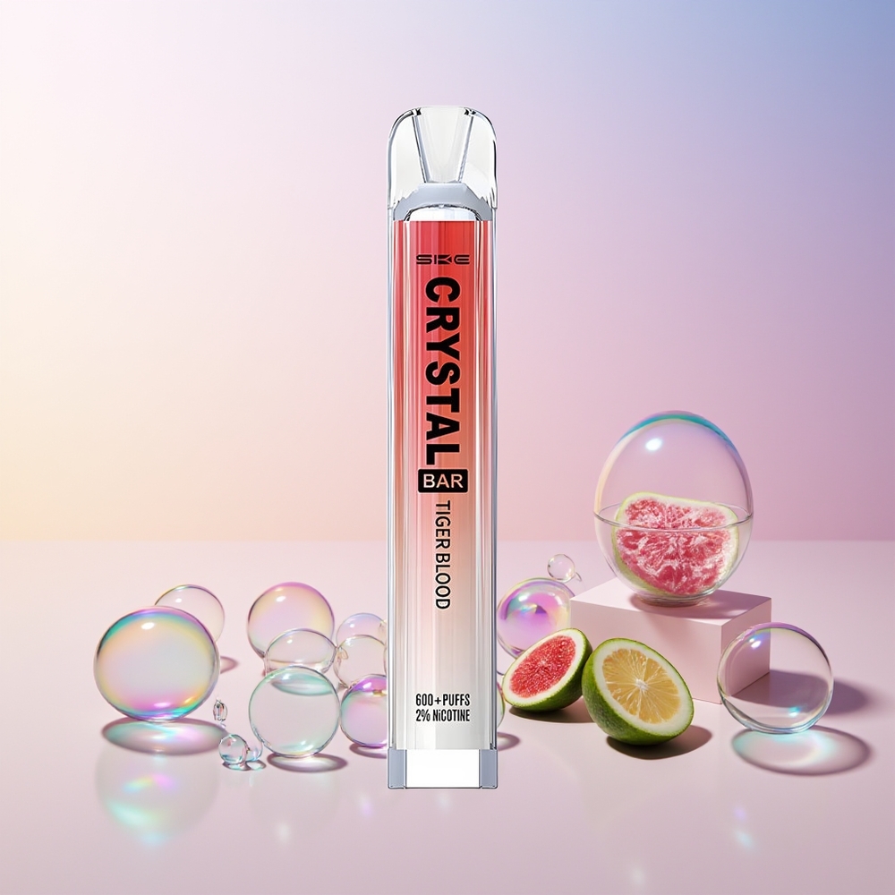 Finland tukku SKE Crystal BAR 600 500mAh akku 600 savutusta