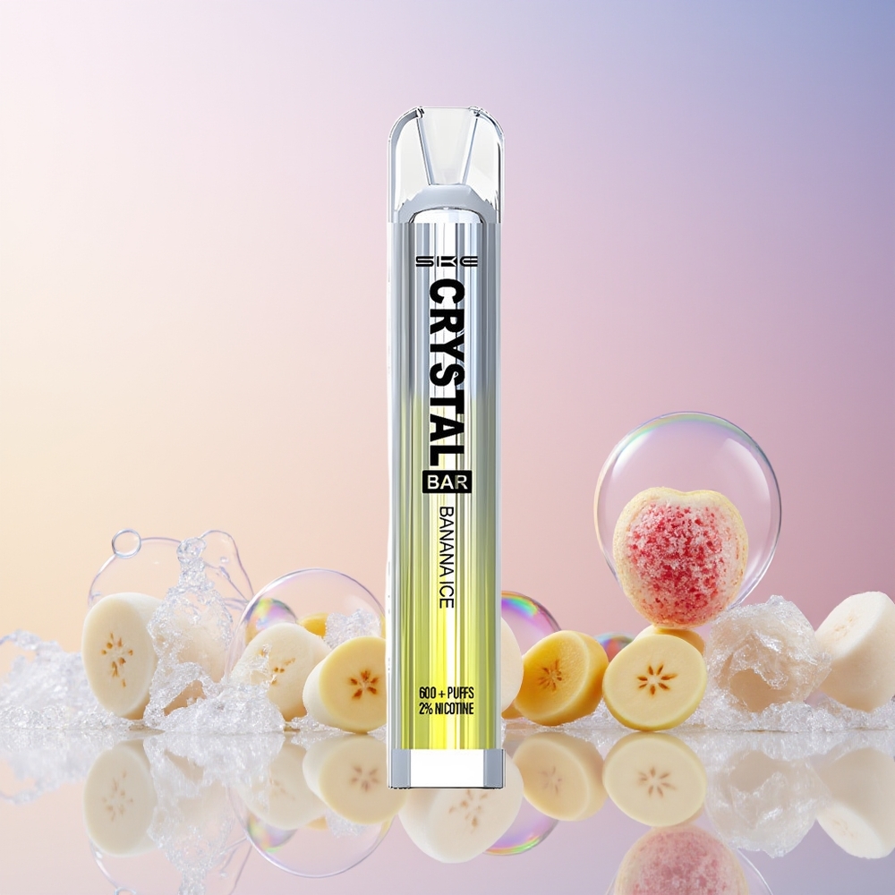 Finland tukku SKE Crystal BAR 600 – 600 Puffs (600 Savut) – 2.0ml Nestemäärä (2.0ml) – Mesh-käämi (Mesh Coil)
