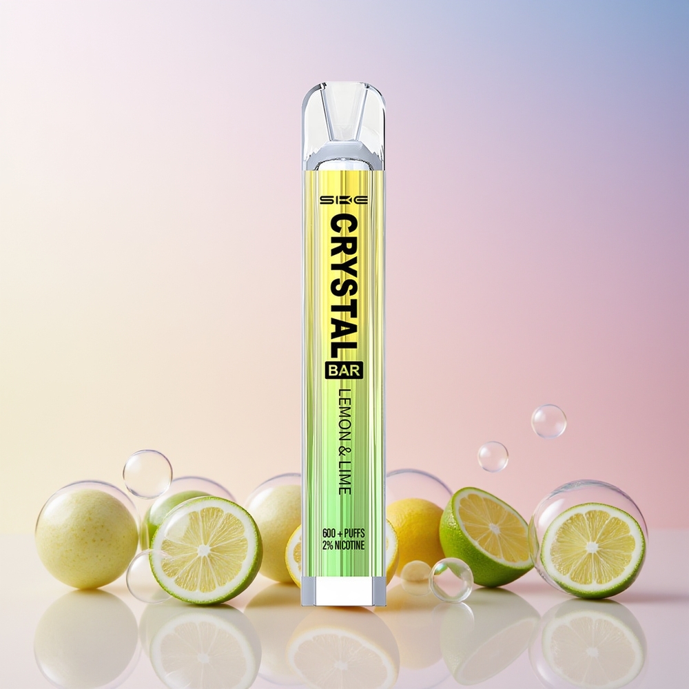 Finland tukku SKE Crystal BAR 600 – 600 Puffs (600 Tupakkaa), 2.0ml Nestemäinen Kapasiteetti (2.0ml)