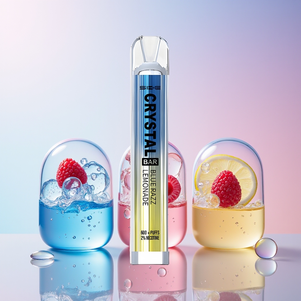 Finland tukku SKE Crystal BAR 600 – 600 savukertaa, 500mAh akku