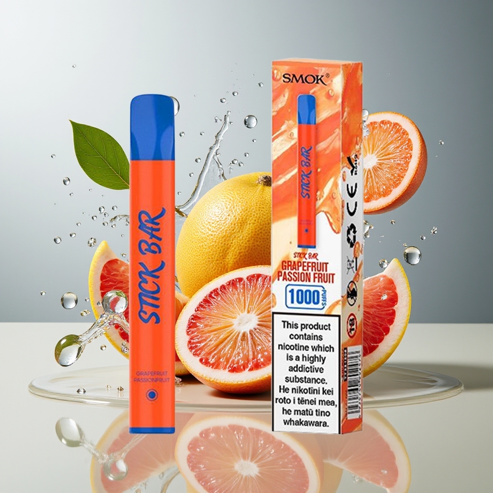 Finland tukku SMOK Stick Bar 1000 Puffs Kertakäyttöinen Vape - 1000 savutusta, 550mAh akku