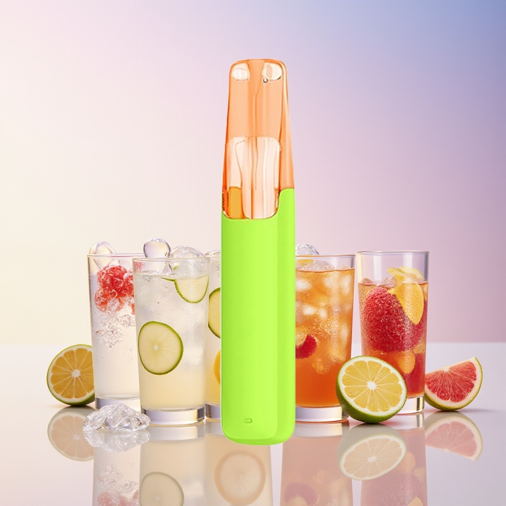 Finland tukku Snowplus Dash 4000 Puffs Disposable Device - 530 mAh Akku, 7.5 ml nestemäärä Kuohuviinijäätelö sitruunateellä