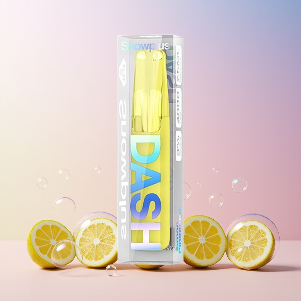 Snowplus Dash 4000 Puffs Finland tukku - 530 mAh akku, 7,5 ml nestemäärä Sitruuna-ananas