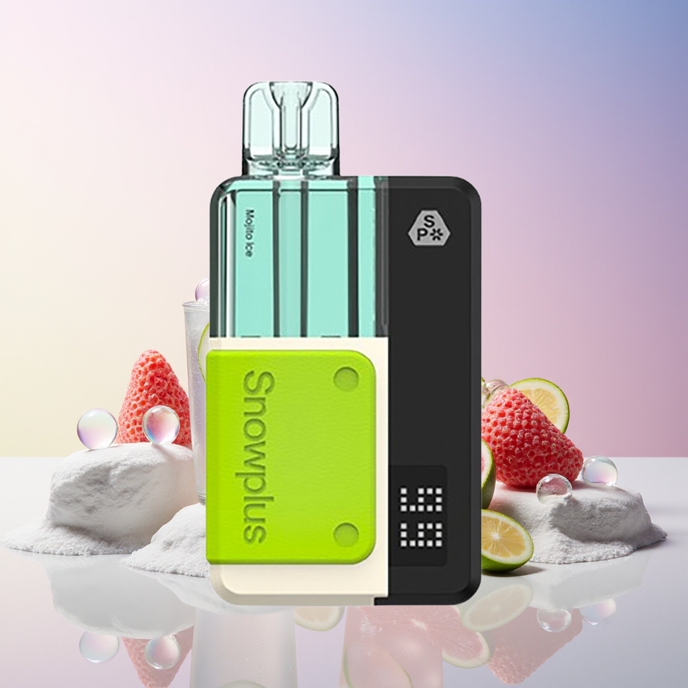 Finland tukku Snowplus Swift 5000 Puffs Prefilled Pod Kit – 1000 mAh akku, 2+10 ml nestemäärä Mojito-jäätelö