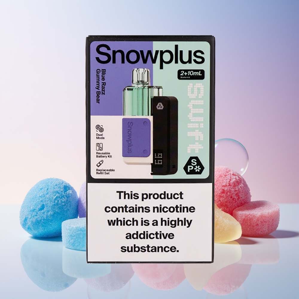 Snowplus Swift 5000 Puffs Prefilled Pod Kit Finland tukku – 1000 mAh akku, 2+10 ml nestemäärä Blue Razz -karkkikarkki