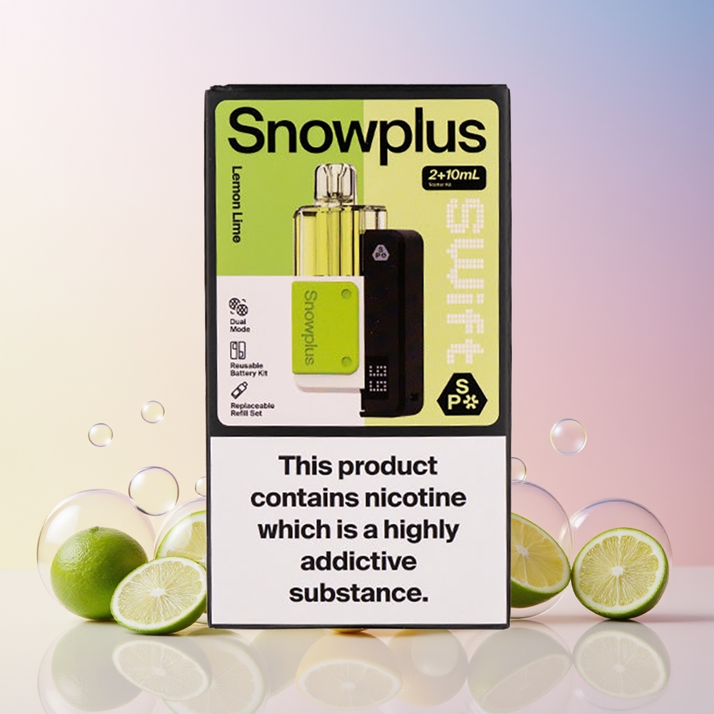 Snowplus Swift 5000 Puffs Prefilled Pod Kit Finland tukku – 1000 mAh akku, 2+10 ml nestemäärä Sitruuna-lime