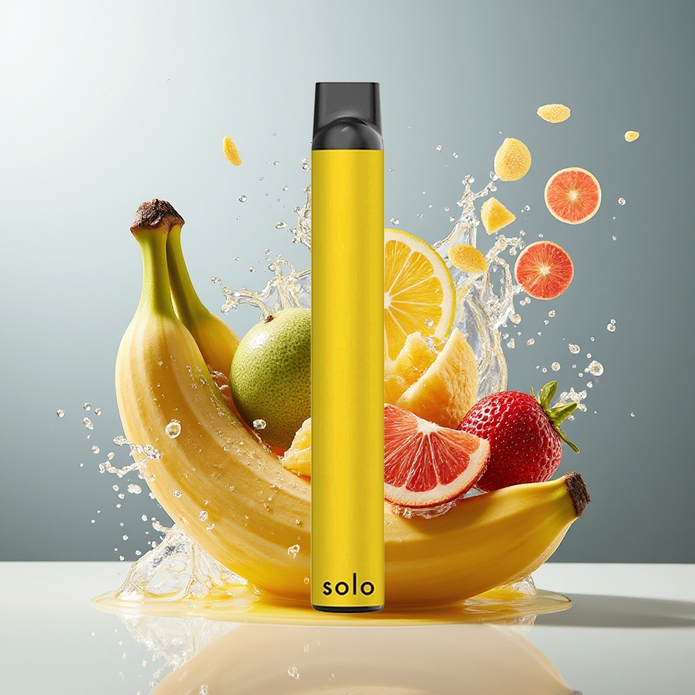 Finland tukku Solo 1000 Puffs Kertakäyttöinen Vape - 3,5ml nestee & 550mAh akku