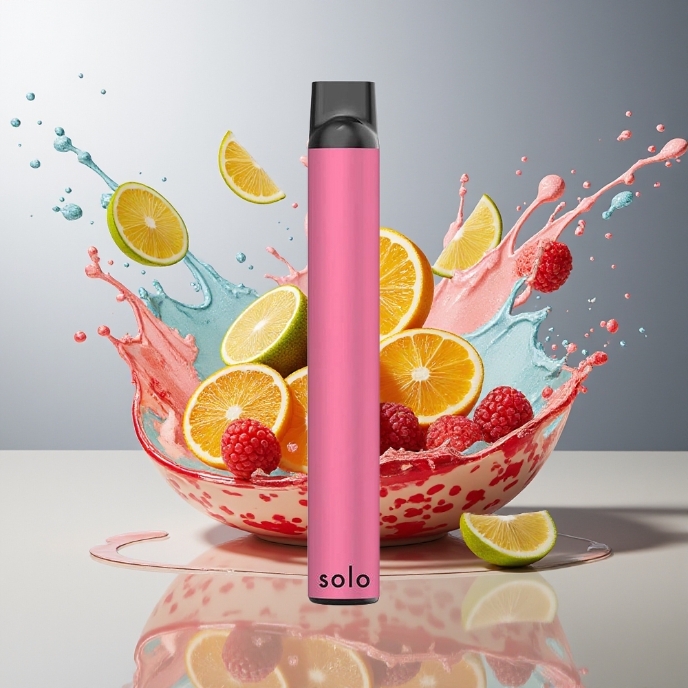 Finland tukku Solo 1000 Puffs Kertakäyttöinen Vape - 3,5ml nestemäistä / 550mAh akku
