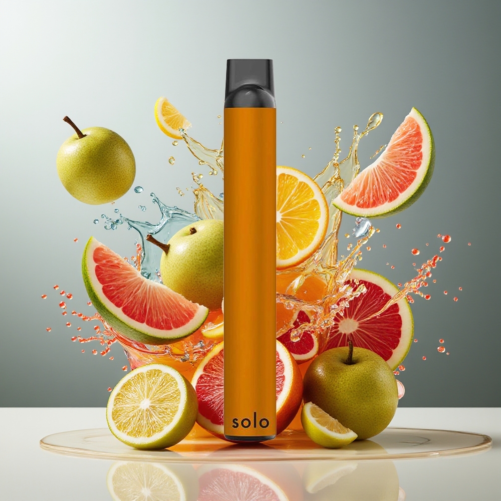 Finland tukku Solo 1000 Puffs Kertakäyttöinen Vape - 3,5ml nestemäärä - 550mAh akku