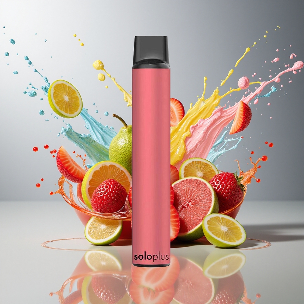 Finland tukku Solo Plus 2800 Puffs Kertakäyttöinen Vape - 6,5ml nestemäinen täyte, 950mAh akku