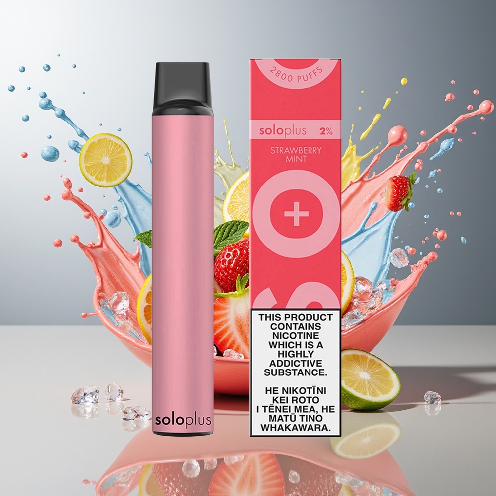 Finland tukku Solo Plus 2800 Puffs Kertakäyttöinen Vape - 6,5ml nestemäinen tisle / 950mAh akku