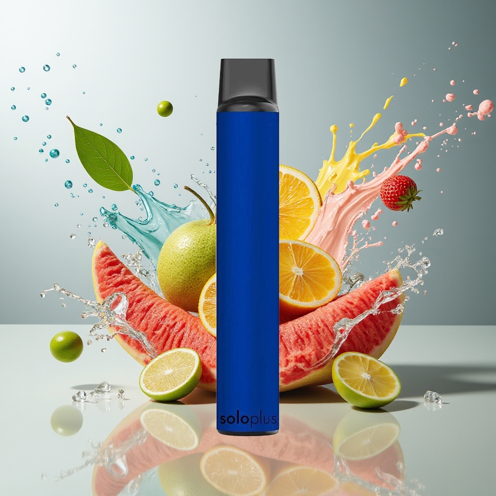 Finland tukku Solo Plus 2800 Puffs Kertakäyttöinen Vape - 6,5ml nestemäistä - 950mAh akku Mentoli