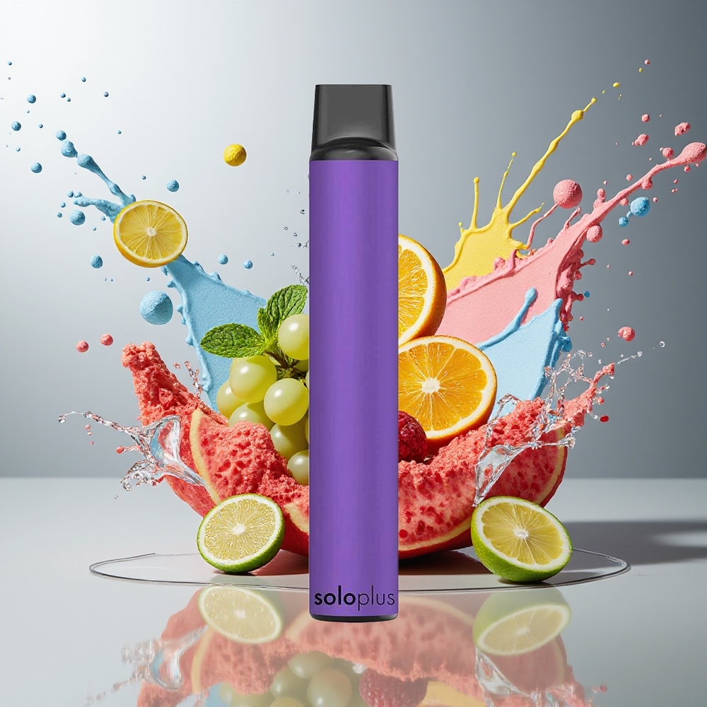 Finland tukku Solo Plus 2800 Puffs Kertakäyttöinen Vape - Mesh-käämi, 6.5ml neste