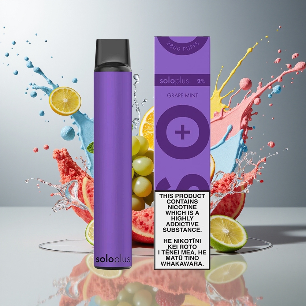 Finland tukku Solo Plus 2800 Puffs Kertakäyttöinen Vape - Mesh-käämi, 6.5ml neste