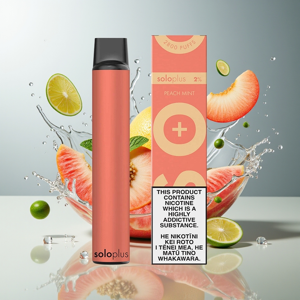 Finland tukku Solo Plus 2800 Puffs Kertakäyttöinen Vape (Mesh-käämi, 6.5ml nestettä)