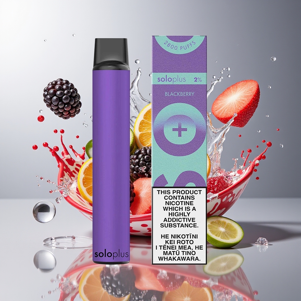 Finland tukku Solo Plus 2800 Puffs Mesh Coil 6,5ml Kertakäyttöinen Vape
