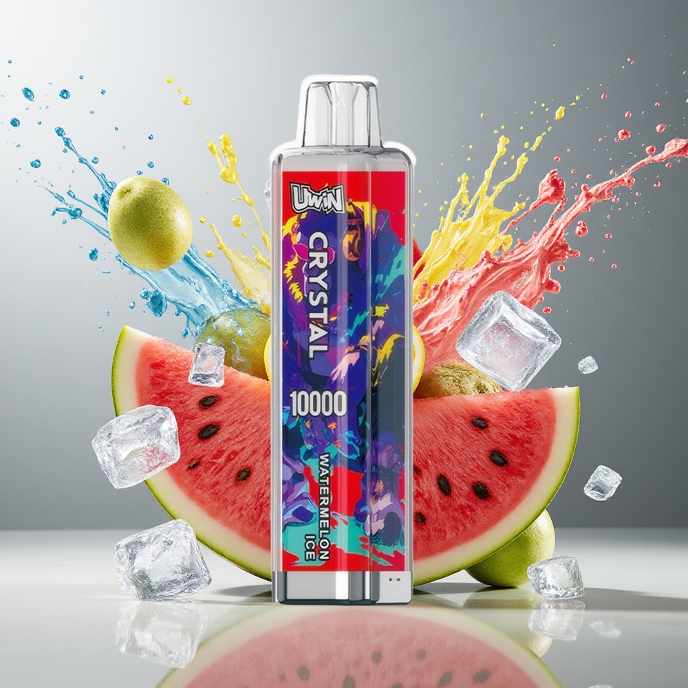 Finland tukku UWIN Crystal 10000 Puffs 18ml nestemäärä RGB-valot