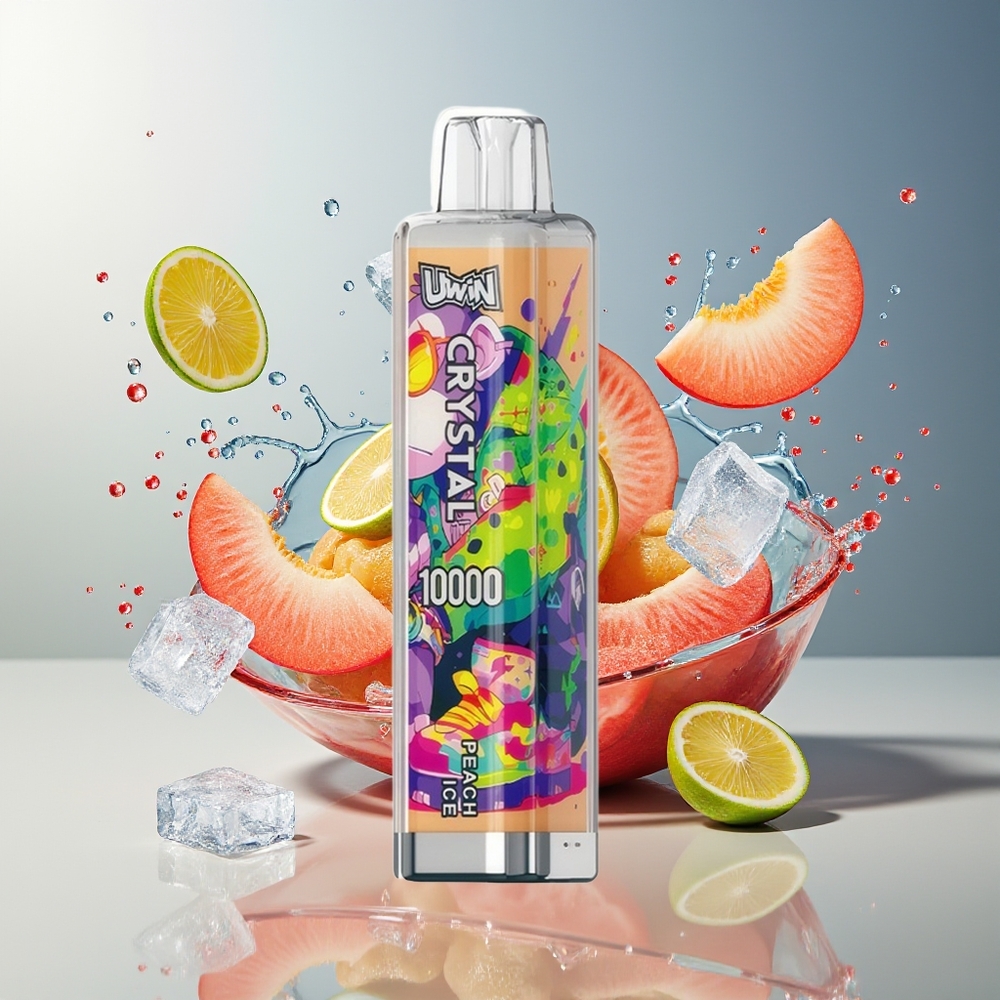 Finland tukku UWIN Crystal 10 000 savuketta 18ml nestemäärä RGB-valot