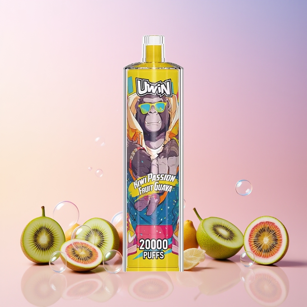 Finland tukku Uwin Shisha Hookah Crystal 20000 Puffs 22ml tilavuus 650 mAh akku Type-C