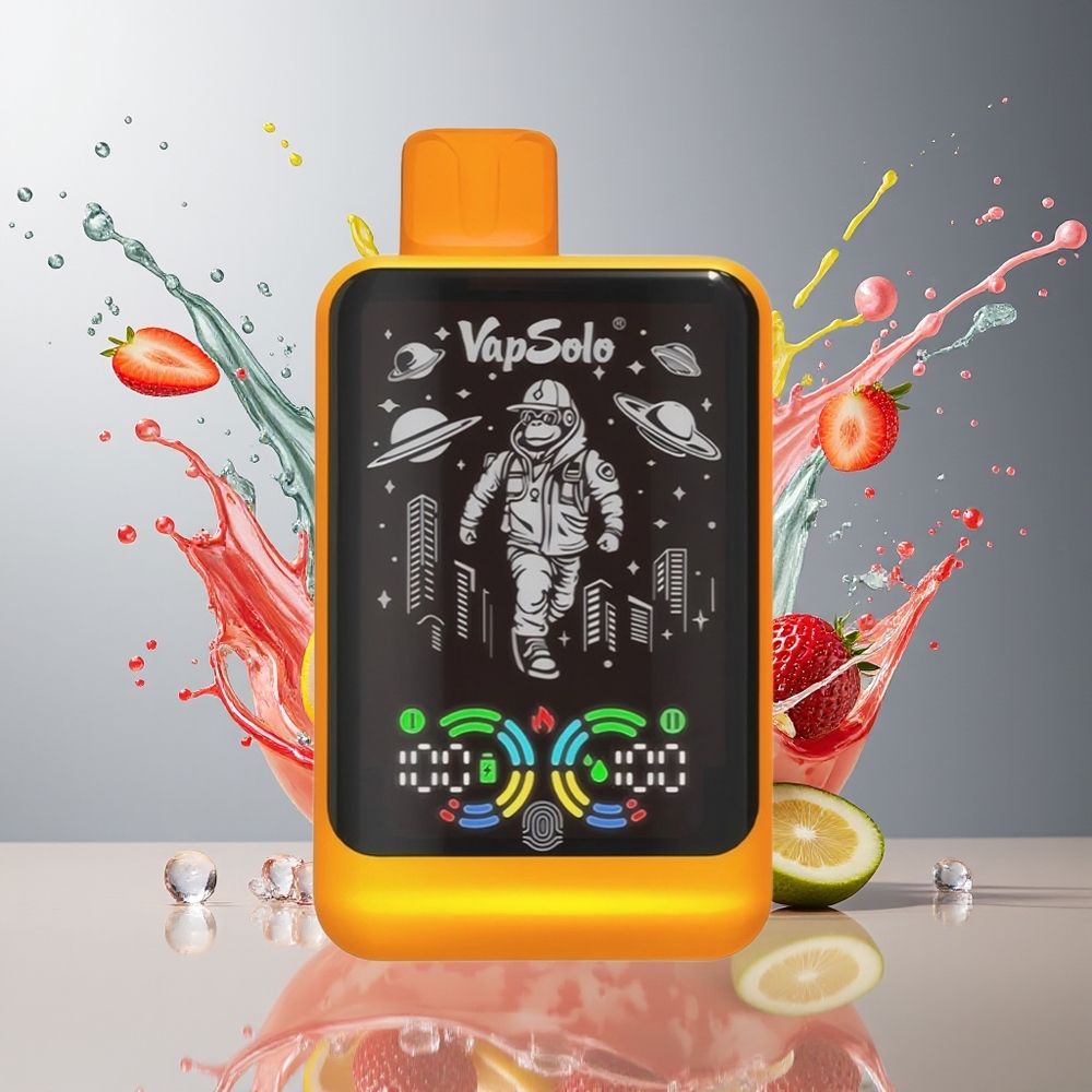 Finland tukku VapSolo GALAXY 30000 Puffs Kertakäyttöinen Vape - 40ml nestemäinen nikotiini, 850 mAh akku, Type-C-lataus