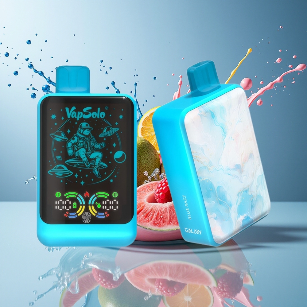 Finland tukku VapSolo GALAXY 30000 Puffs Kertakäyttöinen Vape - 40ml nestemäinen tupakka, 850 mAh akku
