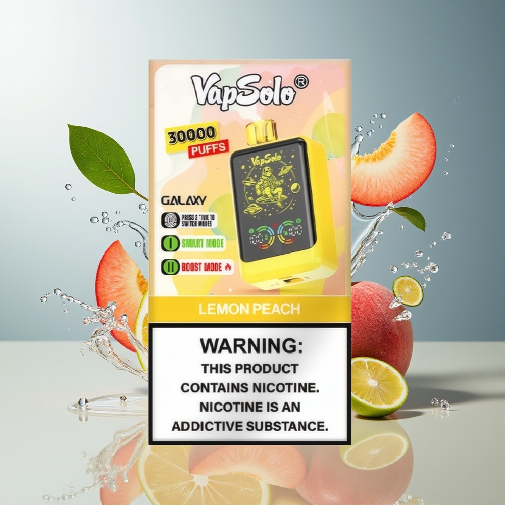 Finland tukku VapSolo GALAXY 30000 Puffs Kertakäyttöinen Vape 40ml nestemäärä 850mAh akunkapasiteetti