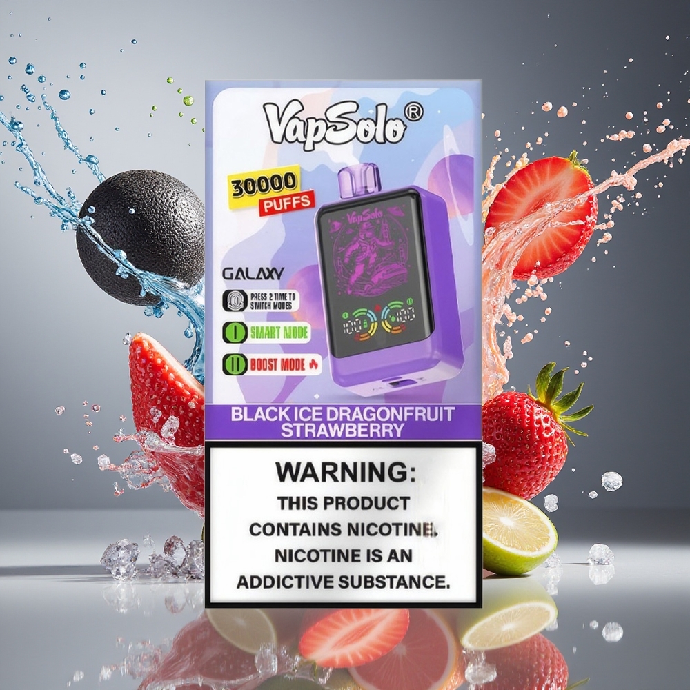 Finland tukku VapSolo GALAXY 30000 Puhallus Kertakäyttöinen Vape 40ml nestemäistä 850 mAh akku