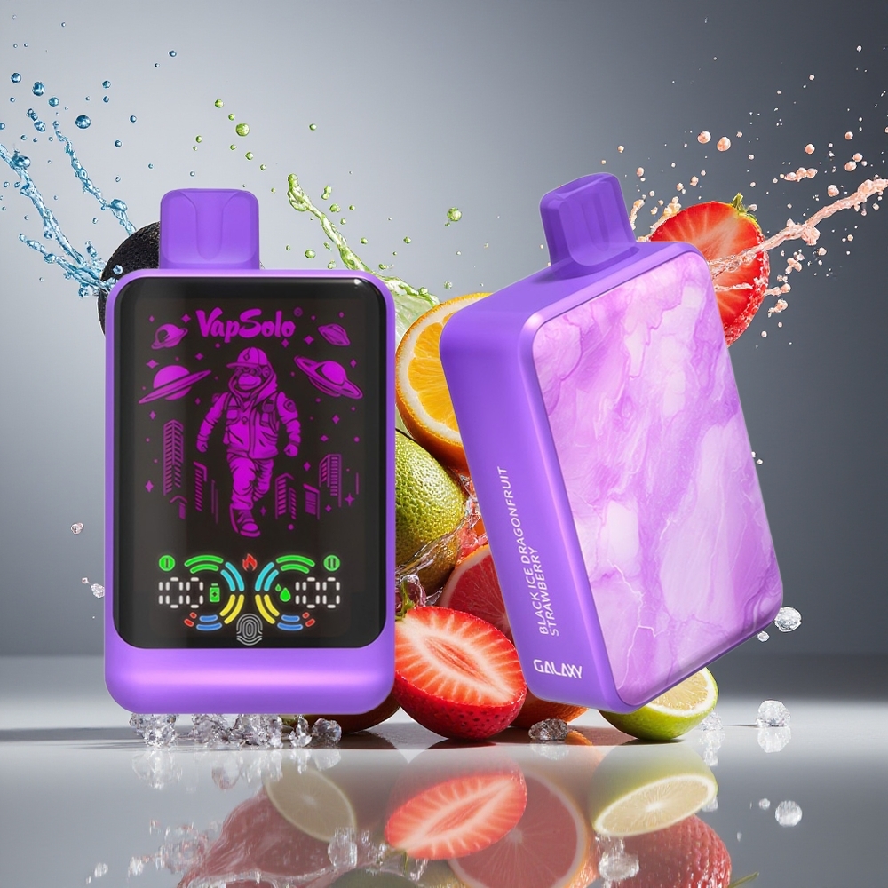Finland tukku VapSolo GALAXY 30000 Puhallus Kertakäyttöinen Vape 40ml nestemäistä 850 mAh akku