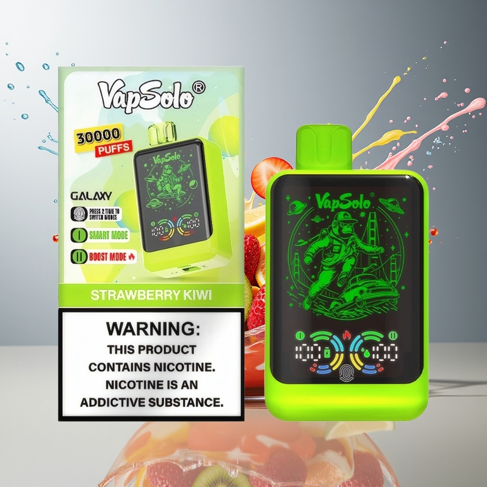 Finland tukku VapSolo GALAXY 30000 Puhallus Kertakäyttöinen Vape 40ml nestemäistä 850mAh akku