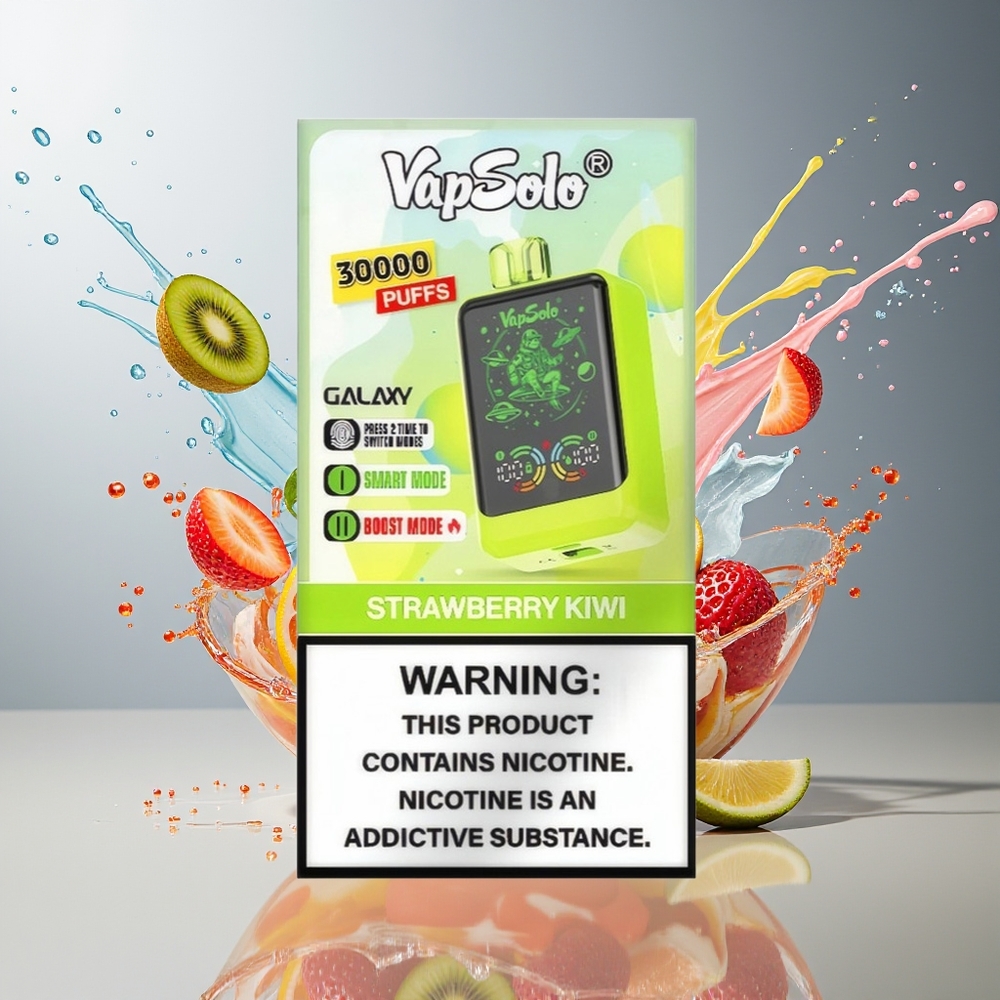 Finland tukku VapSolo GALAXY 30000 Puhallus Kertakäyttöinen Vape 40ml nestemäistä 850mAh akku