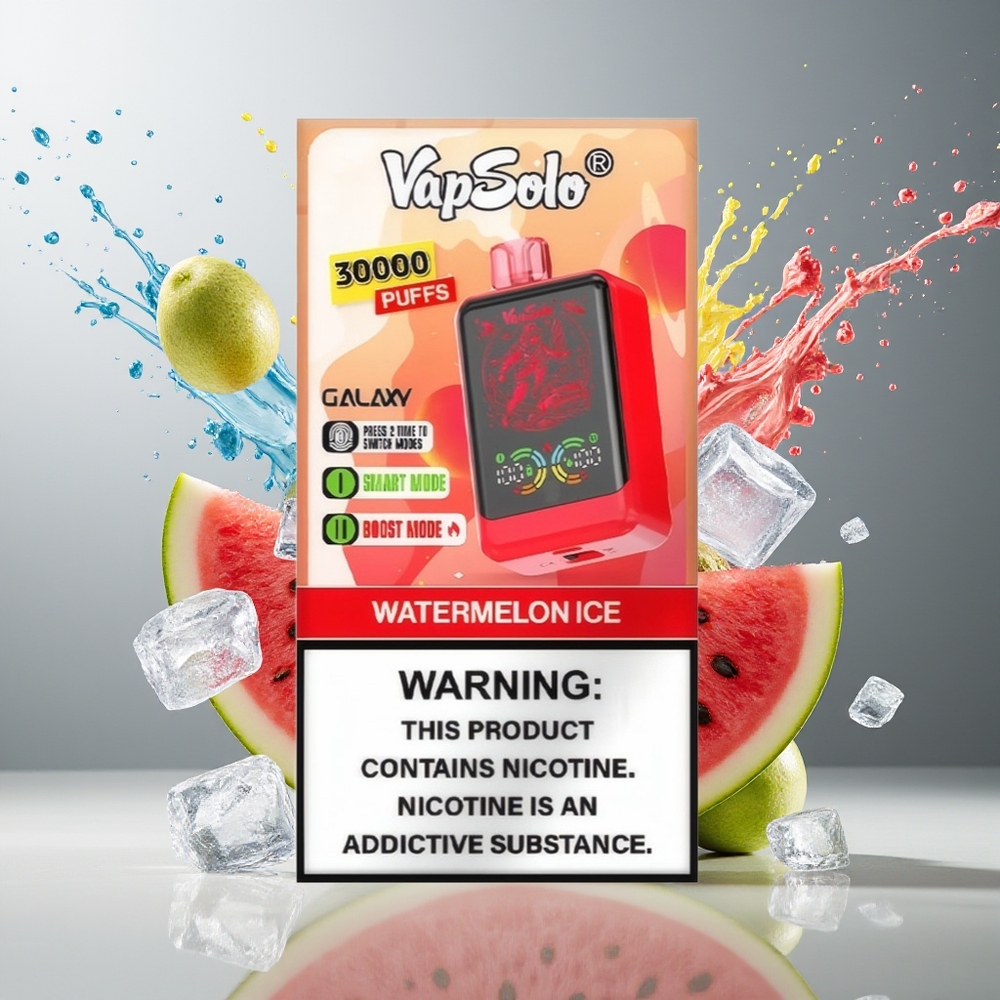 Finland tukku VapSolo GALAXY 30000 Puhallusta Kertakäyttöinen Vape 40ml nestemäistä 850mAh akku