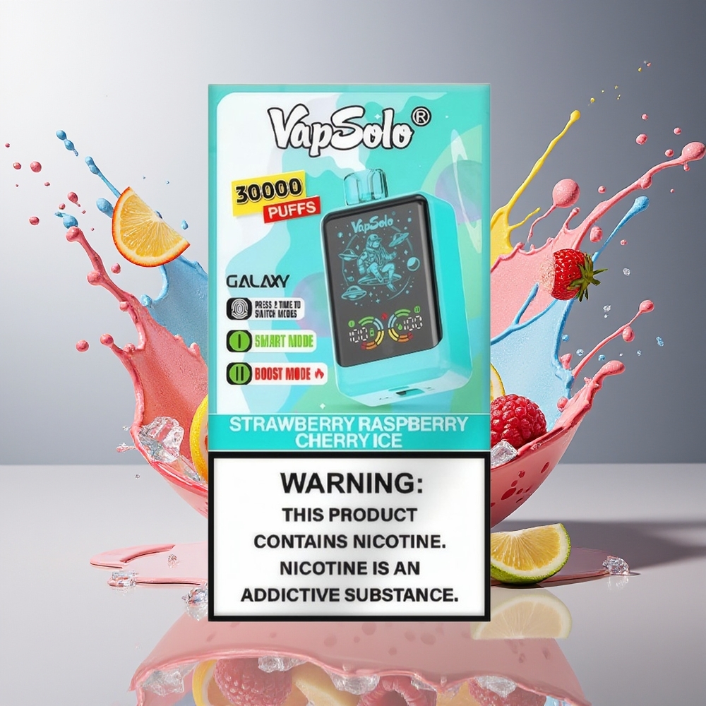 Finland tukku VapSolo GALAXY 30000 Puhallusta Kertakäyttöinen Vape 40ml nestemäistä 850mAh akku